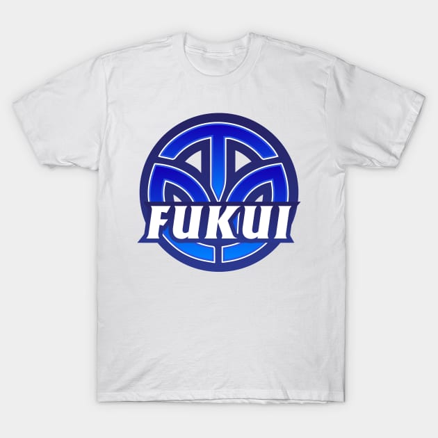 Fukui Prefecture Japanese Symbol T-Shirt by PsychicCat